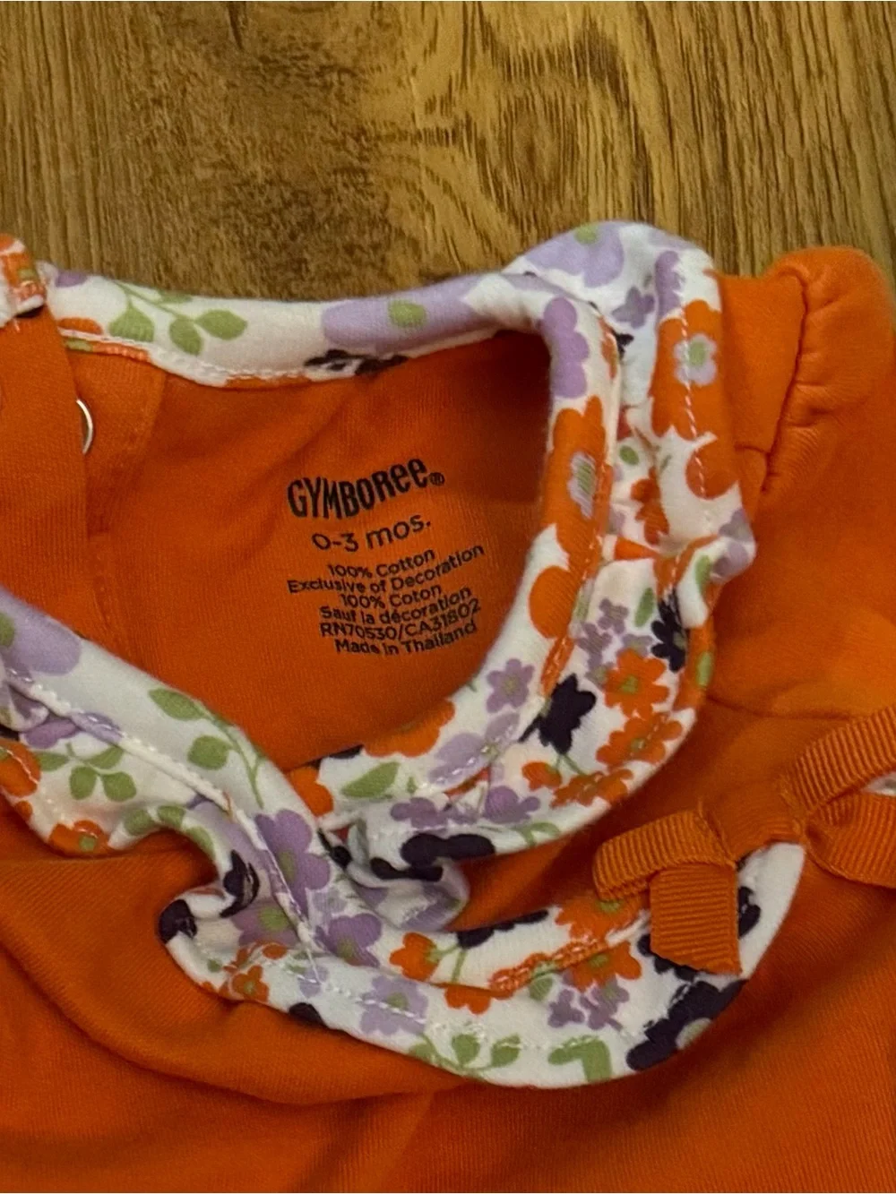 Gymboree 0-3M Orange Pumpkin Outfit 5pc Set - Fall Thanksgiving Turkey